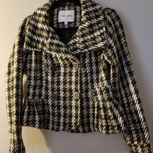 Oleg Cassini cropped jacket